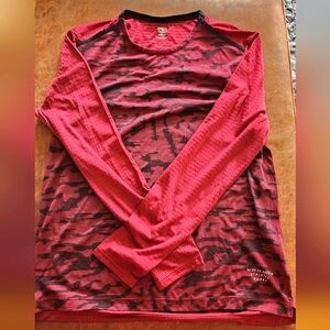 Athletic Works Red Camo Long Sleeve Tee